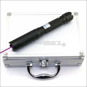 PQ6 THOR M II 405nm Adjustable Focus BURNING Purple Laser Pointer Laser Torch US - Picture 1 of 9