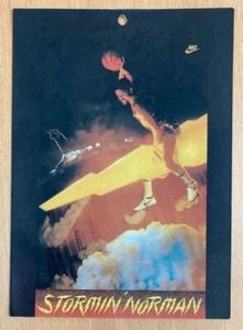 1983-85 RARE MINI POSTER GLOSSY NIKE STORMIN' NORMAN/NORM NIXON 290233 9622A - Bild 1 von 4