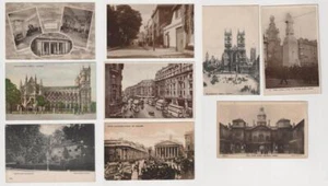 London x 9 Postcards, General Views. Postally Unused, Used. - Picture 1 of 7