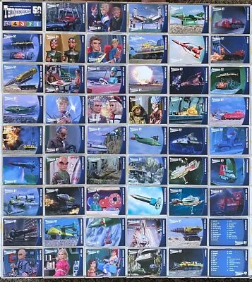 Thunderbirds 50th Anniversary Trading Base Card Set 54 Cards Unstoppable 2015 - Image 1 of 4