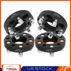 (4) 1" Hubcentric 5x4.5 5x114.3 Wheel Spacers Fits Ford Mustang Ranger Explorer - Picture 1 of 12