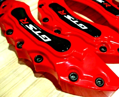 Brake Caliper Covers for Subaru Front Rear SUV RED SET KIT Forester for Isuzu GT - Image 1 of 4