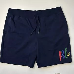 Polo Ralph Lauren Shorts Mens 4XB Classic Fleece 9” Drawstring Pockets Sweat - Picture 1 of 7