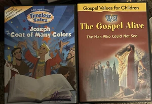 TIMELESS TALES JOSEPH AND THE COAT OF MANY COLORS Plus The Man Who Could Not See - Picture 1 of 2