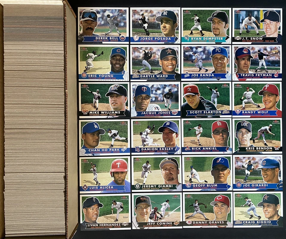 2001 Fleer Tradition - Baseball Cards - #244-485 - Complete Your Set - You Pick - Image 1 of 1