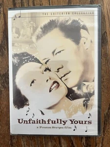 New Unfaithfully Yours Criterion Collection DVD Sealed OOP - Foto 1 di 4