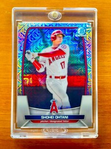 Shohei Ohtani RARE MOJO REFRACTOR INVESTMENT CARD BOWMAN CHROME MVP MINT