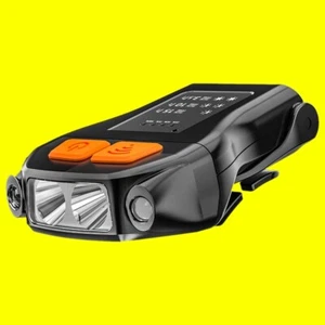 Hands Free LED Clip Cap Hat Light Headlamp Flashlight Rechargeable Super Bright - Picture 1 of 1