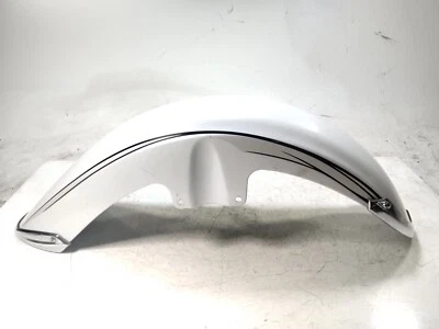 Yamaha VStar 1300 XVS1300 2009 guardabarros delantero blanco Foto 1 de 4