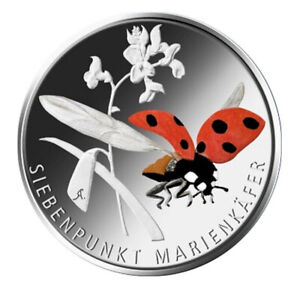 Neue Serie 5 Euro Deutschland 2023 - Wunderwelt der Insekten - Marienkäfer