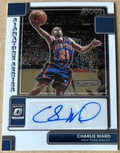 CHARLIE WARD 2022-23 PANINI DONRUSS OPTIC SIGNATURES AUTO. Card #SS-CWD NM-MT - Picture 1 of 2