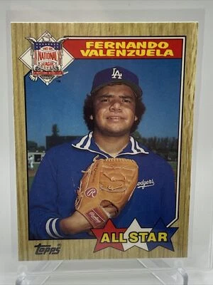 1987 Topps TIFFANY Baseball Card Fernando Valenzuela #604 Mint FREE SHIPPING - Image 1 of 3