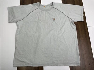 Carhartt FR Force Mens Size 4XL Blue Pyrosafe By Antex Shirt Fire Resistant Crew - Picture 1 of 19