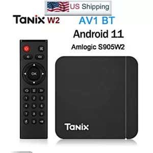Original Tanix W2 Android 11 2G/16G TV Box Amlogic S905W2 Media Player - Picture 1 of 16