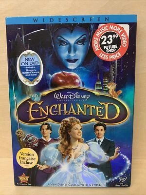 Enchanted (DVD, 2007, Widescreen) W/Slipcover Amy Adams Disney - Image 1 of 4