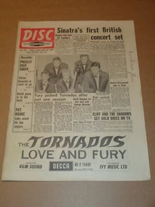 Disc - April 21 1962 Tornados cover (Jill & Boulevards/Johnny Burnette) - Picture 1 of 1