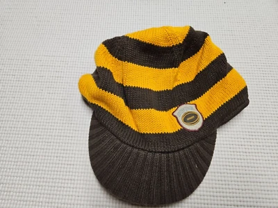 Gap Boys Brown/Yellow Knitted Beanie/Cap Hat Size 4/5 - Image 1 of 2