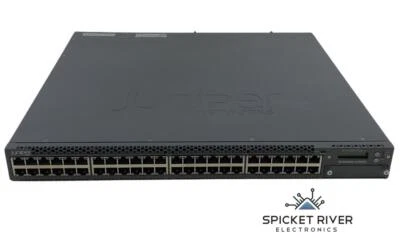Conmutador de red Juniper EX4300-48P 48 puertos Gigabit PoE+ 2x PSU Foto 1 de 4
