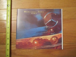 Mercedes Benz 1985 Car auto Dealer showroom Sales Brochure - Picture 1 of 13