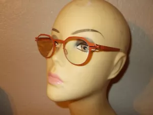 Mykita Armstrong C607 Red Orange Metal Eyeglasses - Picture 1 of 9