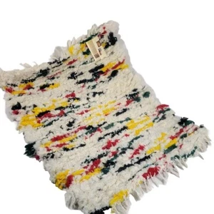 Pendleton Selvage 100% Wool Rag Rug 2x3 Hand Made Loomed Washable Pre Shrunk - Picture 1 of 13