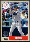 AARON JUDGE MINT YANKEES ROOKIE '87 1987 VARIATION #87-58 1ST RC SP 2017 TOPPS