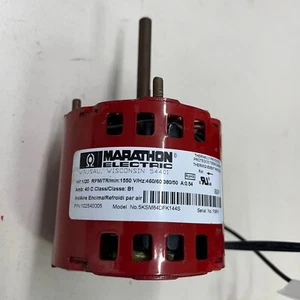 Moteur Marathon 5KSM84DFK144S 380-460V 1550 tr/min 1/20 CV A:0.54 - Photo 1/6