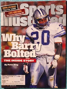 Why Barry Sanders Retired 1999 Sports Illustrated Full Issue 100 Pages - Picture 1 of 7