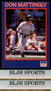 1990 Starline Long John Silver #1 Don Mattingly New York Yankees