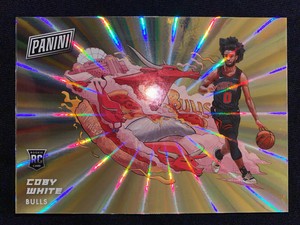 Coby White 2019-20 2020 Panini Rewards On The Horizon Rookie RC SSP Silver Prizm