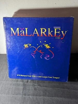Malarkey Board Game Parker Brothers 1991 NEW Factory Sealed Vintage - Image 1 of 2