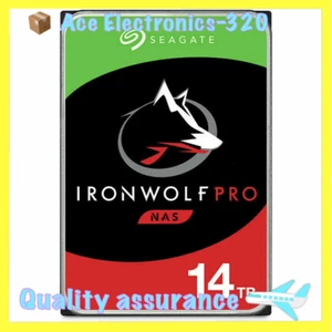 ST14000NE0008 NEW Seagate IronWolf Pro NAS 14TB 7200RPM SATA 6.0 GB/s 256MB HDD - Picture 1 of 5