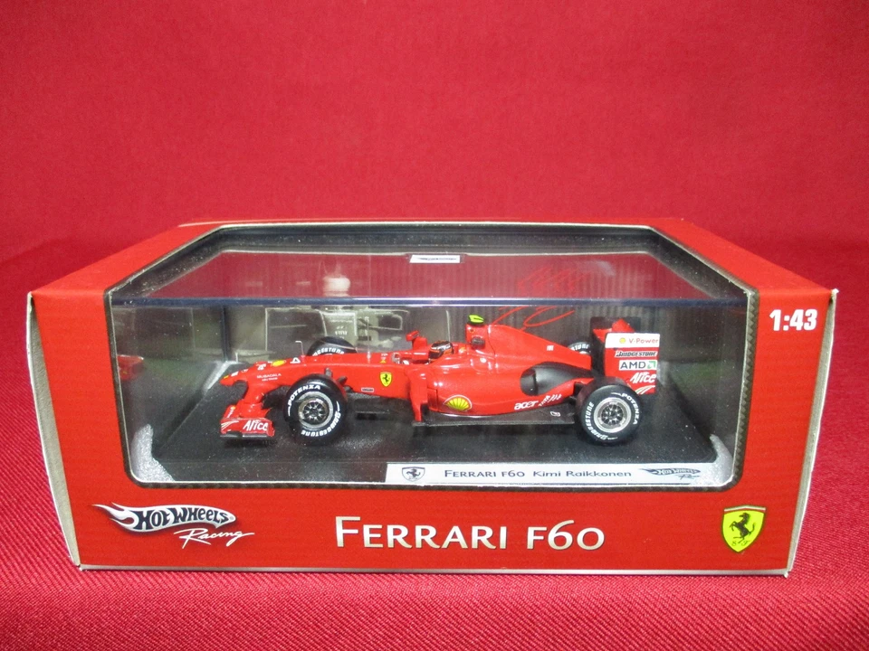 1/43 Scale Kimi Raikkonen Scuderia Ferrari F60 Racing Car Formula 1 F1 GP - Image 1 of 4