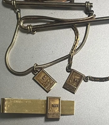 Duquesne Light Company Service Pins (15/20/25) 10K Gold/Gold Filled - Pittsburgh - Image 1 of 4