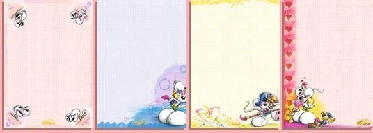 Diddl série complète 4 feuilles A4 d'Oro 82 - 85 - Photo 1/1