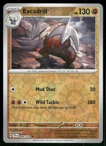Excadrill - 086/162 Uncommon Reverse Holo NM Pokemon SV05: Temporal Forces - Picture 1 of 2
