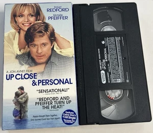 Up Close & Personal VHS ~Robert Redford Michelle Pfeiffer John Avnet Joan Didion - Picture 1 of 2