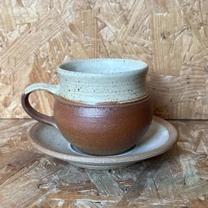 Vintage Winchcombe Handarbeit Studiokeramik Tasse & Untertasse - Bild 1 von 7