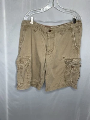 Мужские 36 красный верблюд груза хаки желтовато-коричневый папа шорты карманы - Изображение 1 из 3