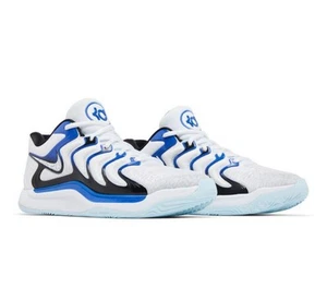 Size 10 Men's Nike KD 17 "Penny" White/Blue Basketball Shoes FJ9487-100 New - Picture 1 of 8