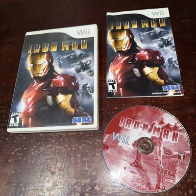 Iron Man (Nintendo Wii, 2008) Complete Game - Image 1 of 3
