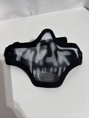 Lancer Tactical Metal Mesh Lower Fave Mask Protection Air soft BBGUN Graffiti - Image 1 of 4