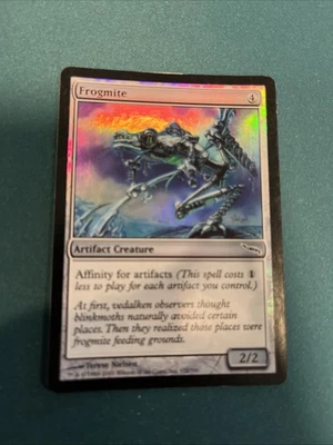 MTG FOIL Frogmite Mirrodin LP Light Play - Image 1 of 2