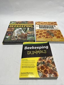 LOT Of 3 Beekeeping Books Beekeepers Handbook, Step-by-Step Beekeeping Dummies - Picture 1 of 14