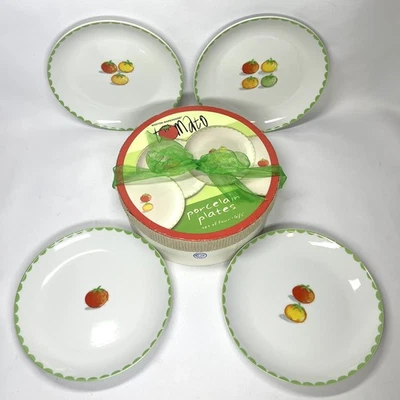 LOT OF 4 Pcs-2002 Tomato Appetizer/Salad Plates-Boston Warehouse Porcelain-6.5" - Image 1 of 4