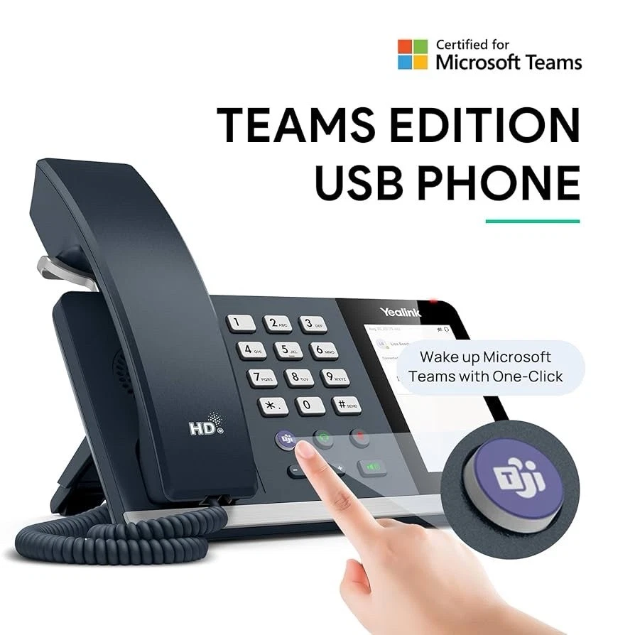New - Yealink MP45-TEAMS 1301118 MP45 Teams Edition USB Phone - Image 1 of 4