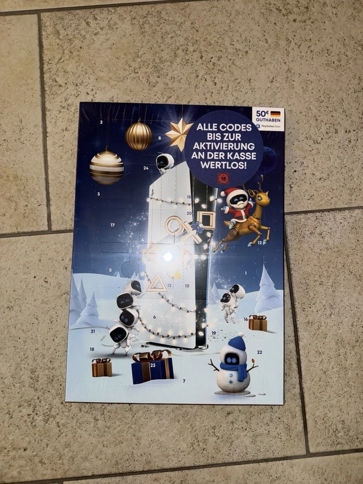 Sony PlayStation Adventskalender 2025 Weihnachtsgeschenk - limitierte Edition - Bild 1 von 2