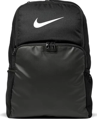 Nike Brasilia Backpack School Gym Travel Bag Back Pack DM3975-010 Black XL - Image 1 of 4