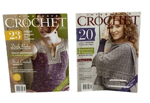 2 Interweave Crochet Magazines Summer & Fall 2011 Patterns Skirt Vest Wrap - Picture 1 of 8