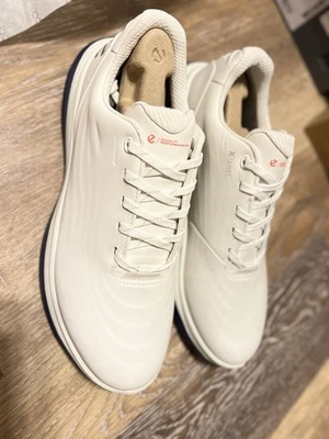 Nuevos Zapatos Ecco Golf LT1 Blanco/Azul Talla 42 Medianos Foto 1 de 4